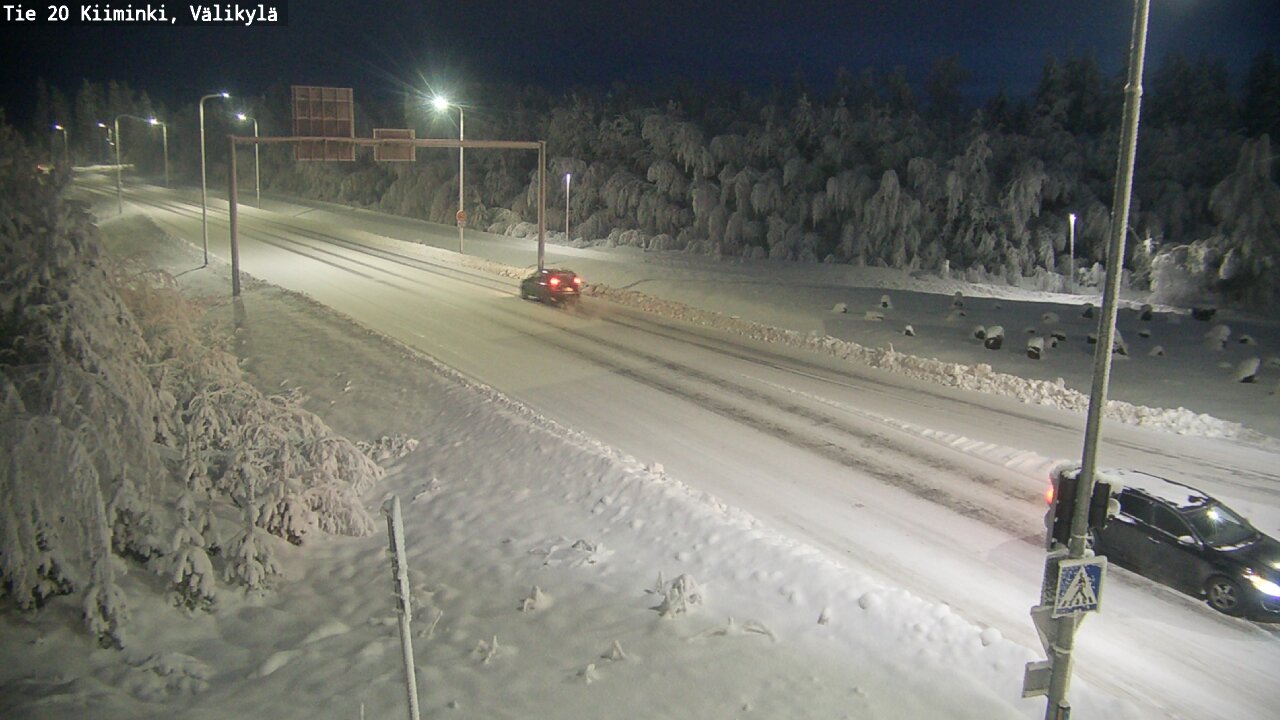 Weather Camera Image Road 20 Oulu Kiiminki, Välikylä, Oulu, Pohjois-Pohjanmaa