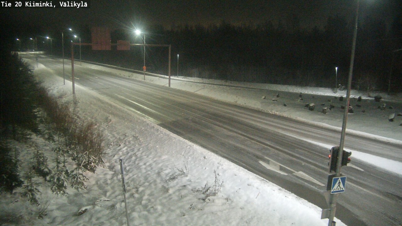 Weather Camera Image Road 20 Oulu Kiiminki, Välikylä, Oulu, Pohjois-Pohjanmaa