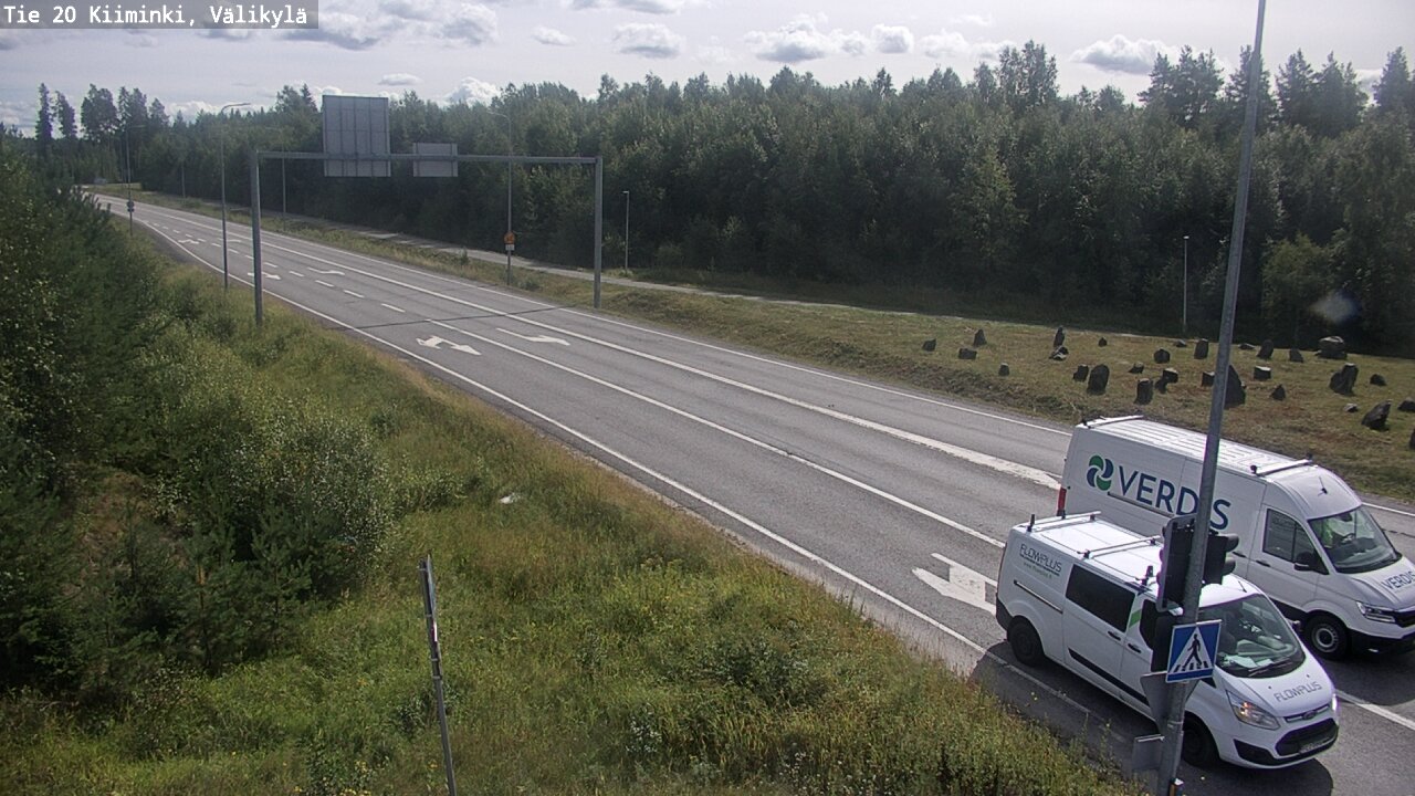 Weather Camera Image Road 20 Oulu Kiiminki, Välikylä, Oulu, Pohjois-Pohjanmaa