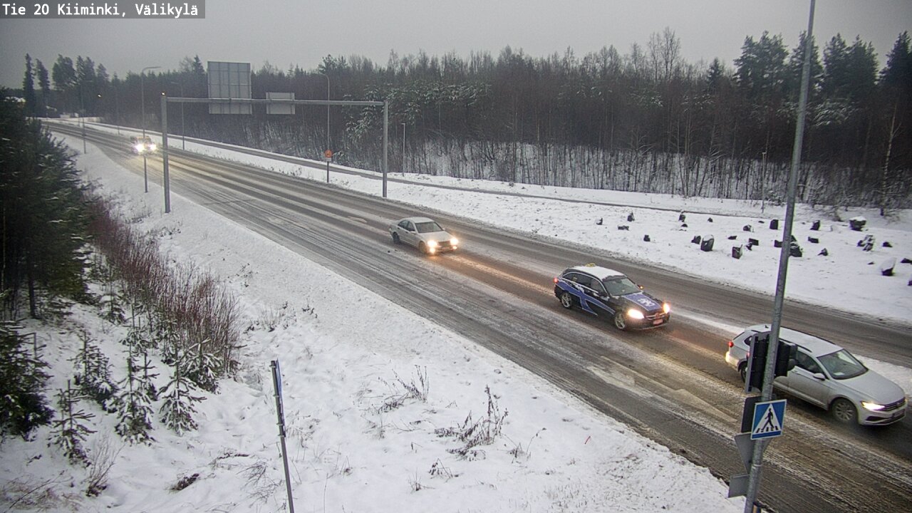 Weather Camera Image Road 20 Oulu Kiiminki, Välikylä, Oulu, Pohjois-Pohjanmaa