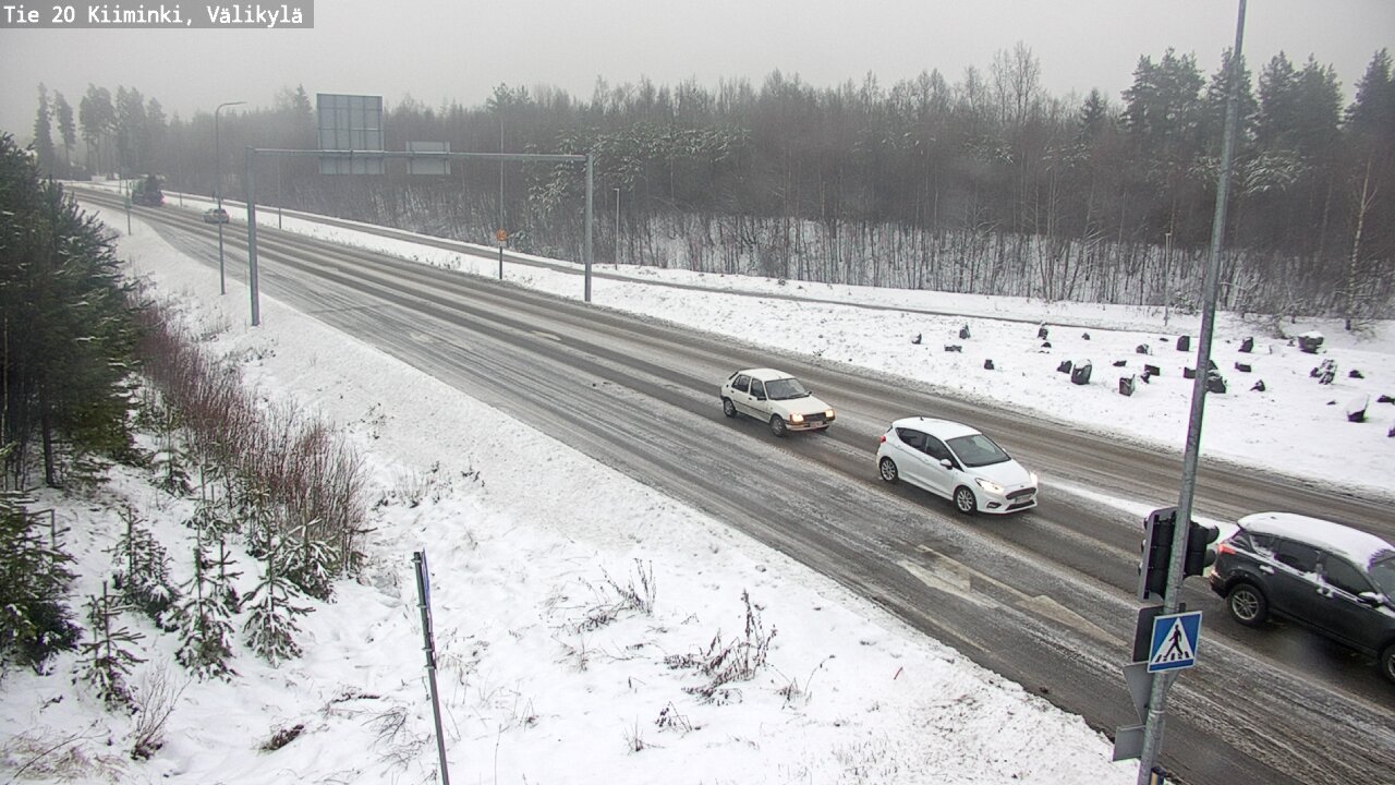 Weather Camera Image Road 20 Oulu Kiiminki, Välikylä, Oulu, Pohjois-Pohjanmaa