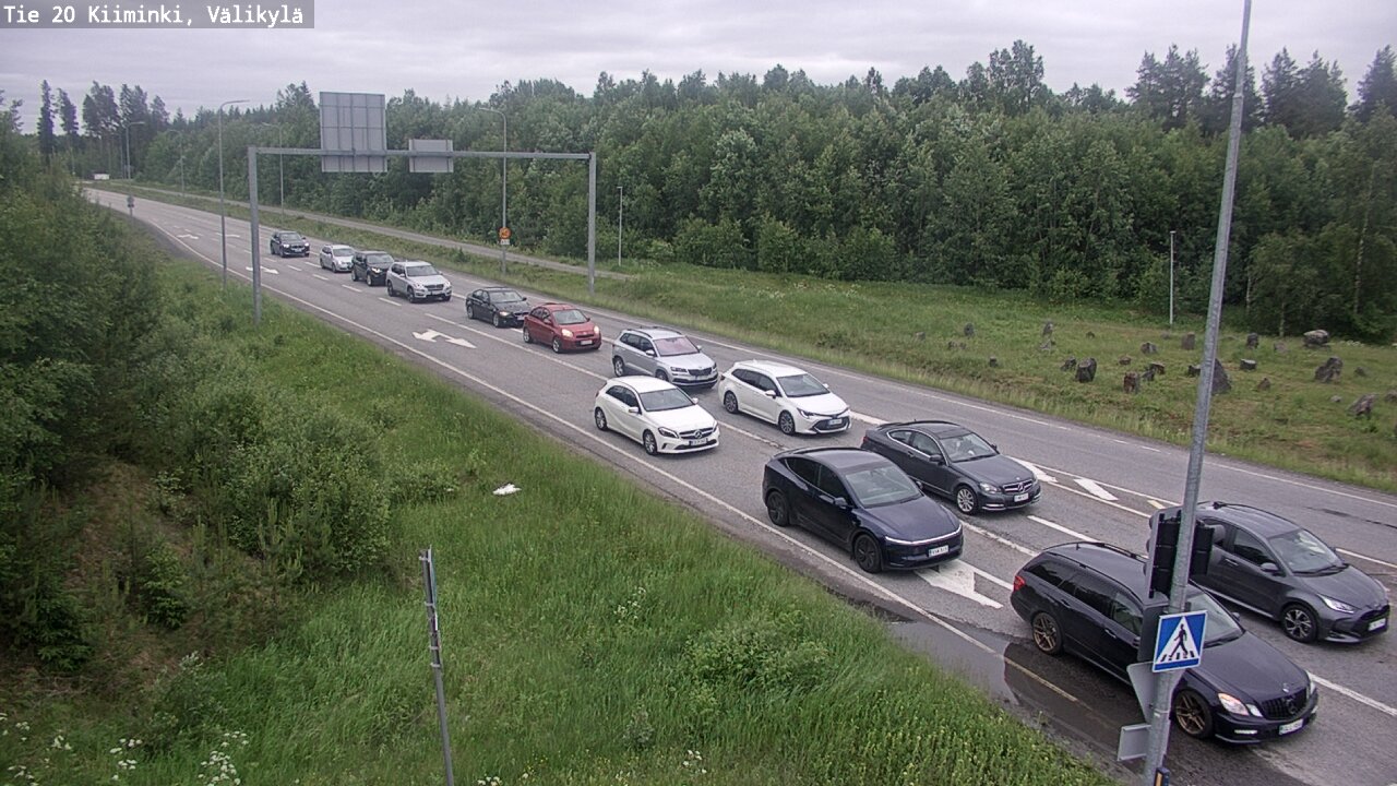 Weather Camera Image Road 20 Oulu Kiiminki, Välikylä, Oulu, Pohjois-Pohjanmaa