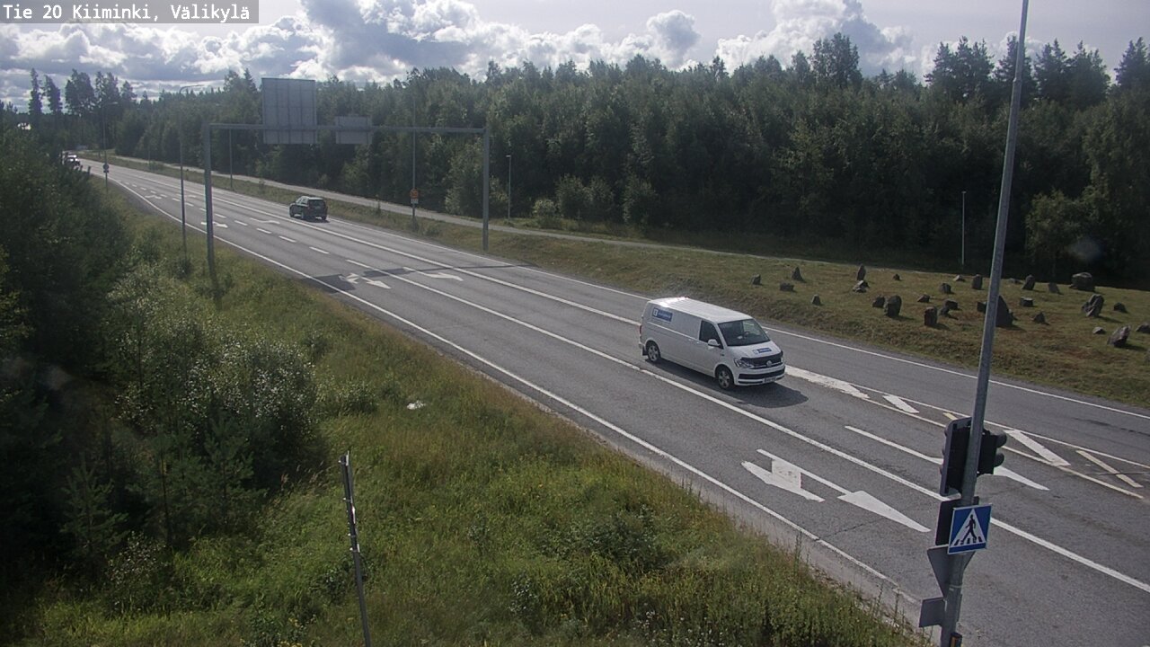 Weather Camera Image Road 20 Oulu Kiiminki, Välikylä, Oulu, Pohjois-Pohjanmaa