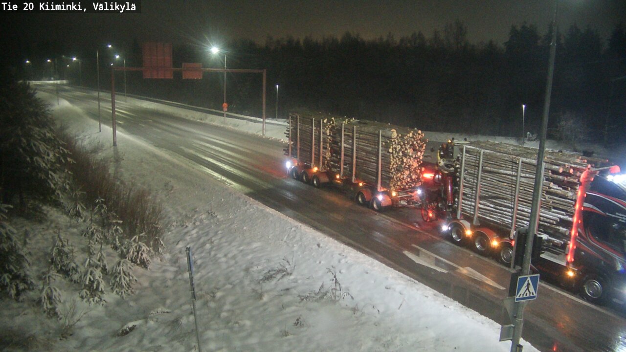 Weather Camera Image Road 20 Oulu Kiiminki, Välikylä, Oulu, Pohjois-Pohjanmaa