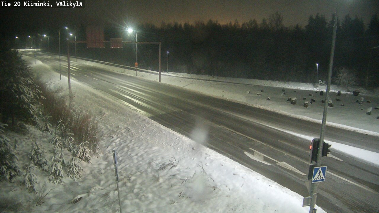 Weather Camera Image Road 20 Oulu Kiiminki, Välikylä, Oulu, Pohjois-Pohjanmaa