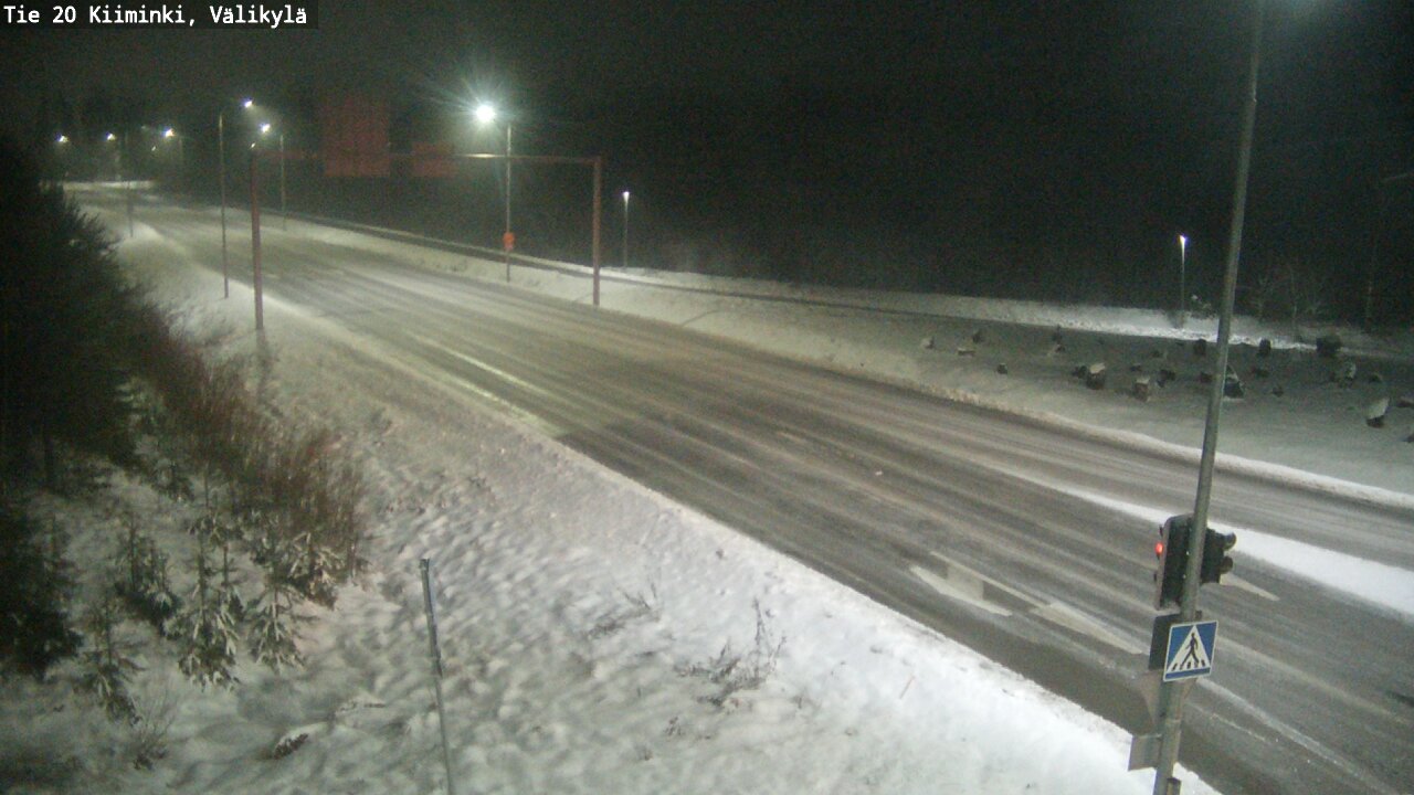 Weather Camera Image Road 20 Oulu Kiiminki, Välikylä, Oulu, Pohjois-Pohjanmaa