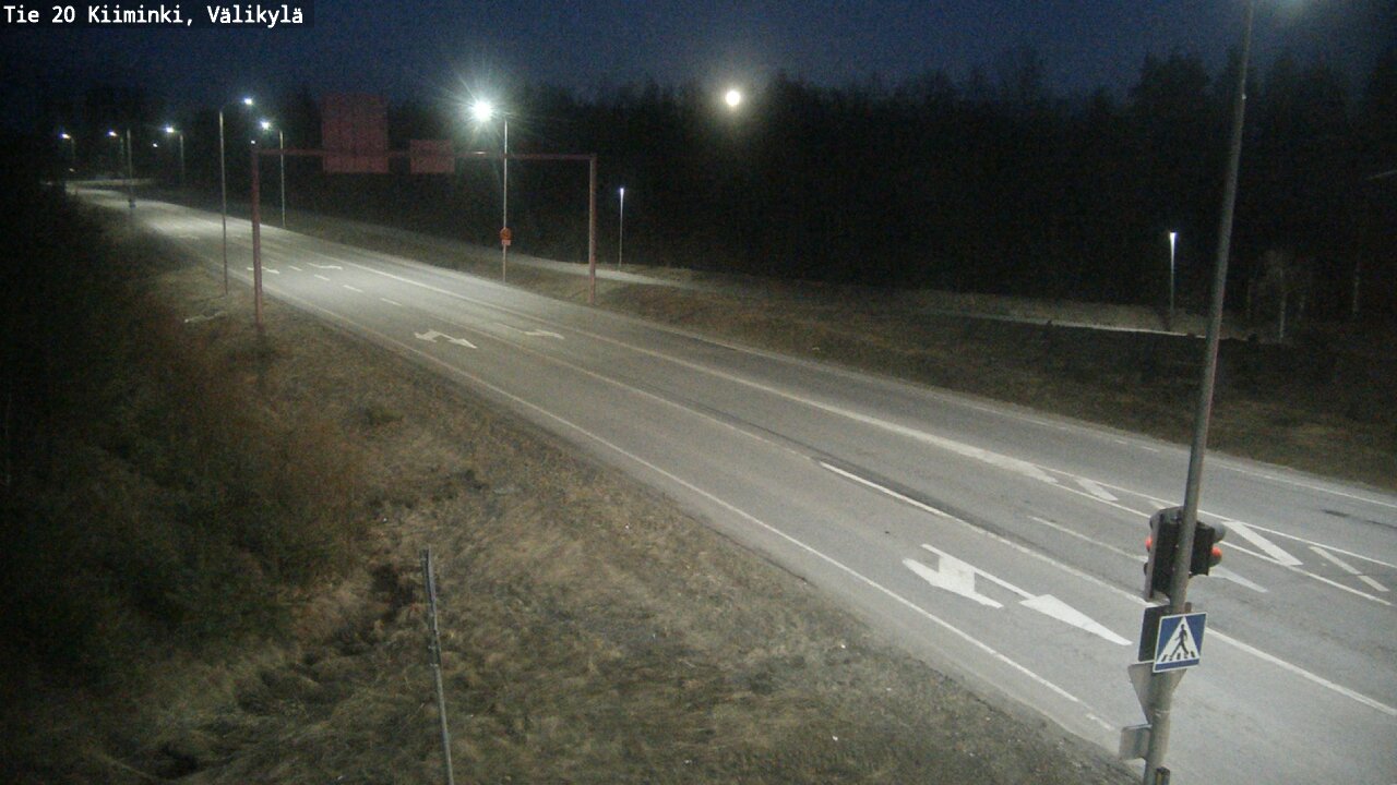 Weather Camera Image Road 20 Oulu Kiiminki, Välikylä, Oulu, Pohjois-Pohjanmaa