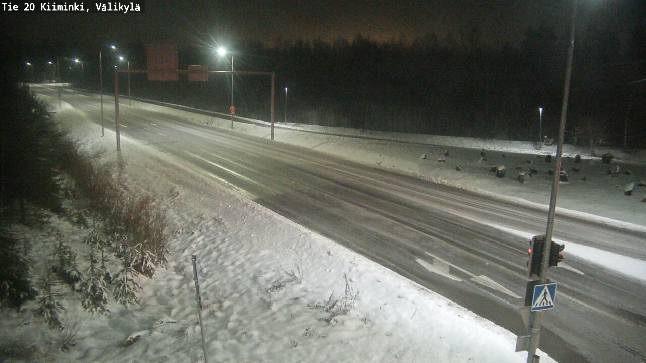 Weather Camera Image Road 20 Oulu Kiiminki, Välikylä, Oulu, Pohjois-Pohjanmaa