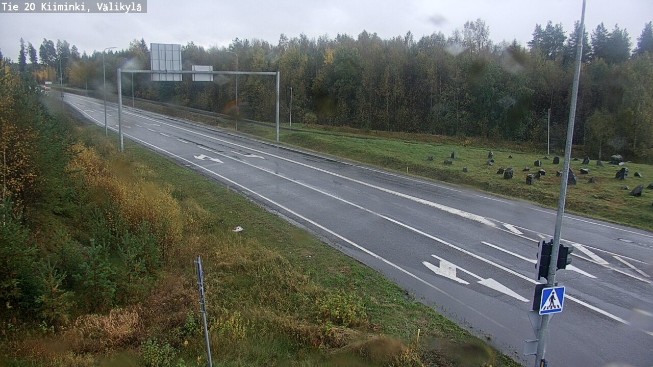 Weather Camera Image Road 20 Oulu Kiiminki, Välikylä, Oulu, Pohjois-Pohjanmaa