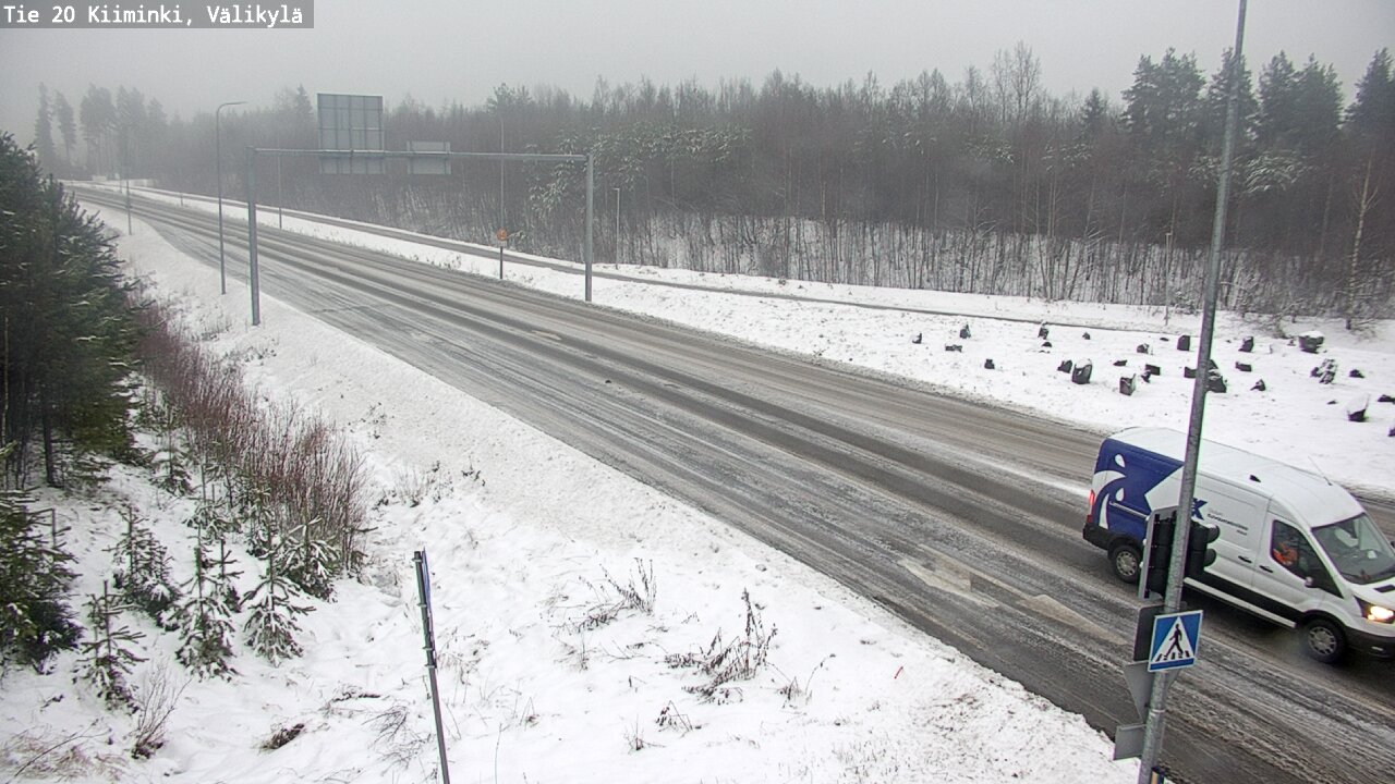 Weather Camera Image Road 20 Oulu Kiiminki, Välikylä, Oulu, Pohjois-Pohjanmaa