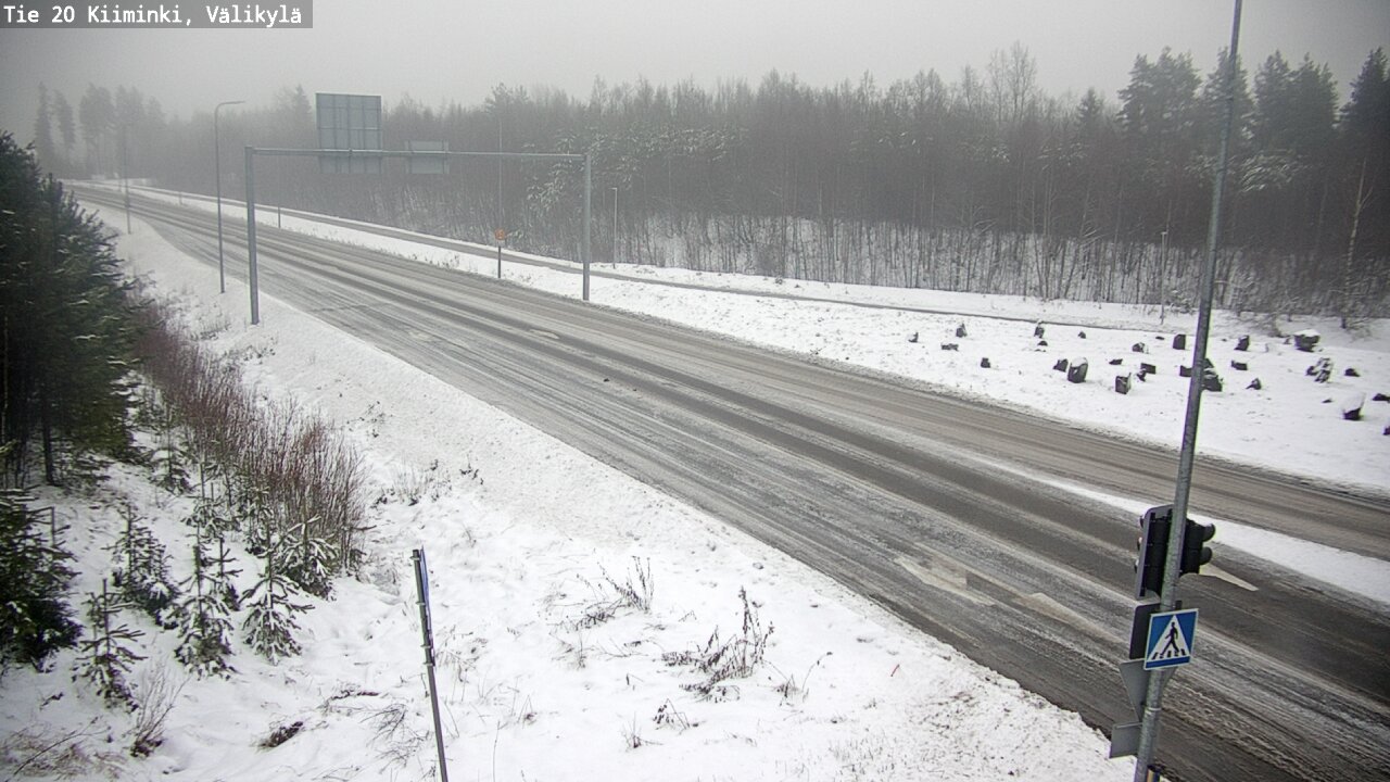 Weather Camera Image Road 20 Oulu Kiiminki, Välikylä, Oulu, Pohjois-Pohjanmaa