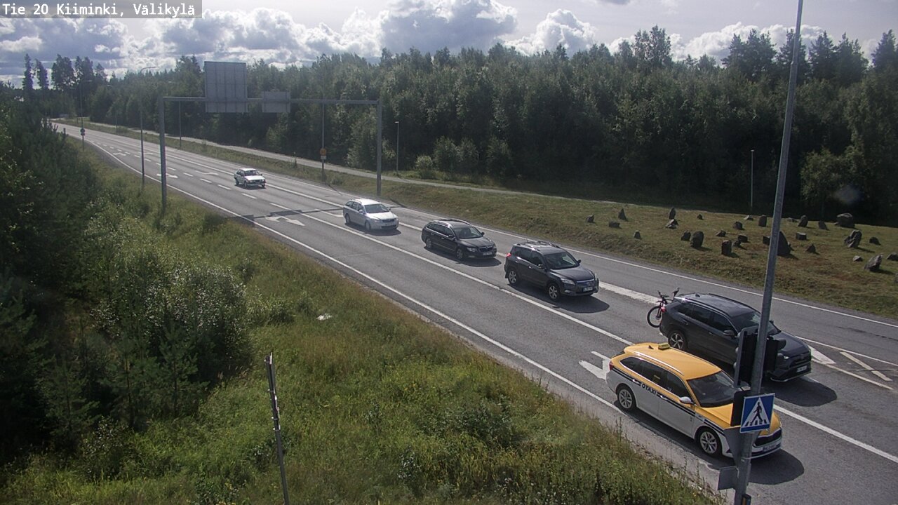 Weather Camera Image Road 20 Oulu Kiiminki, Välikylä, Oulu, Pohjois-Pohjanmaa