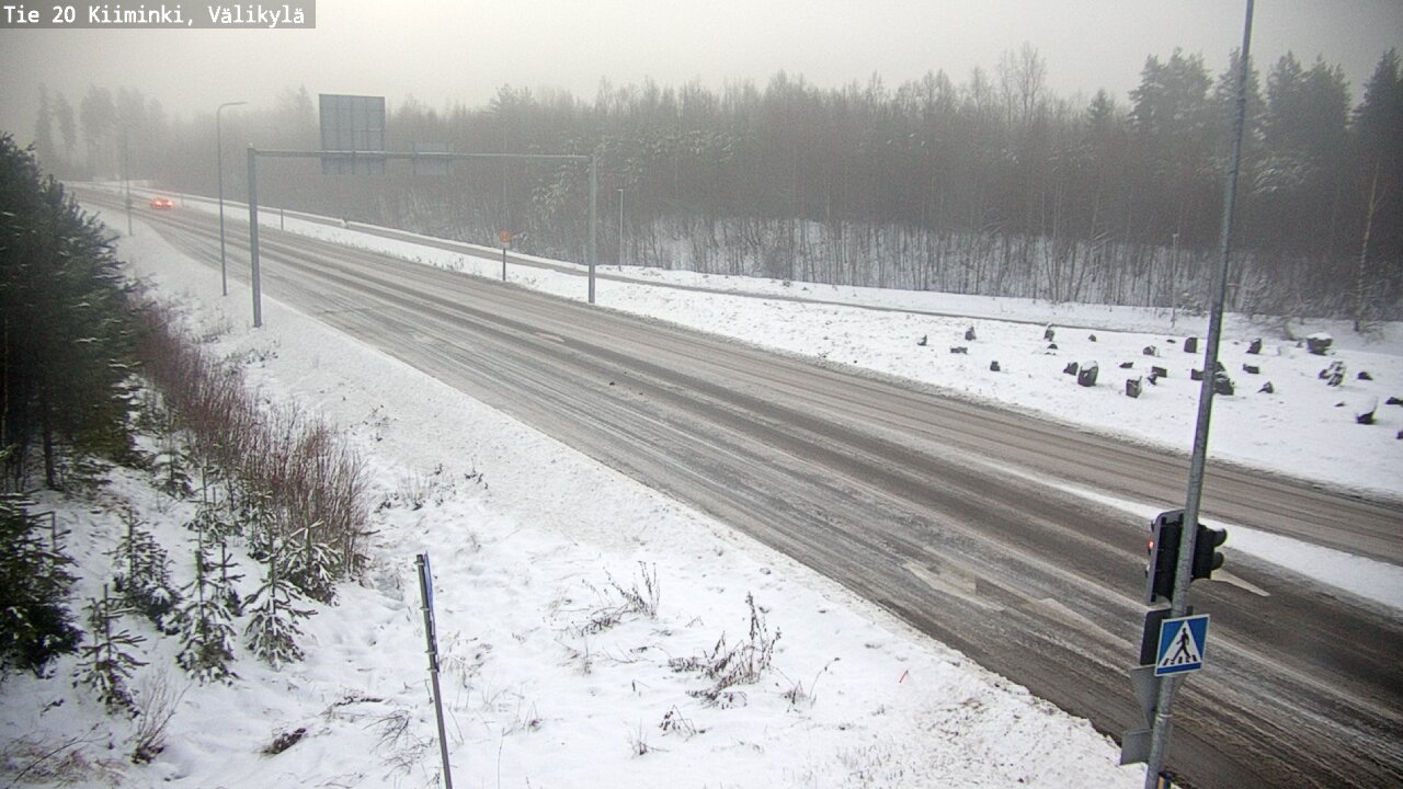 Weather Camera Image Road 20 Oulu Kiiminki, Välikylä, Oulu, Pohjois-Pohjanmaa