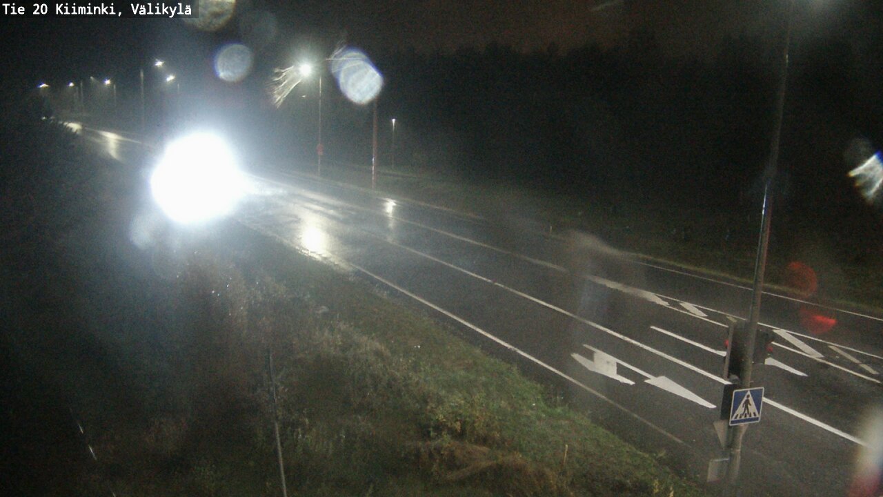 Weather Camera Image Road 20 Oulu Kiiminki, Välikylä, Oulu, Pohjois-Pohjanmaa