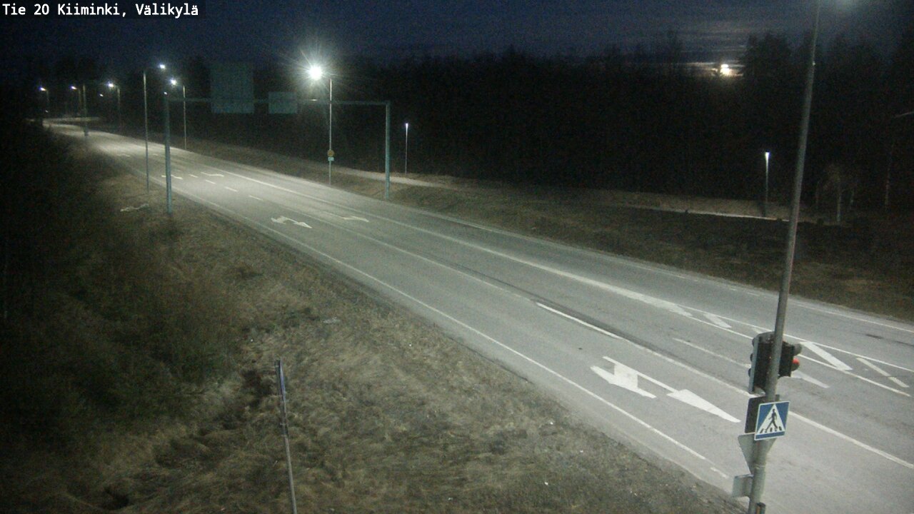Weather Camera Image Road 20 Oulu Kiiminki, Välikylä, Oulu, Pohjois-Pohjanmaa