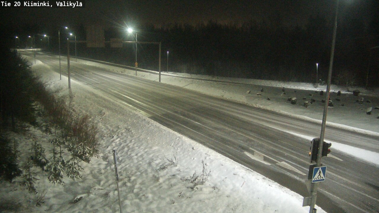 Weather Camera Image Road 20 Oulu Kiiminki, Välikylä, Oulu, Pohjois-Pohjanmaa