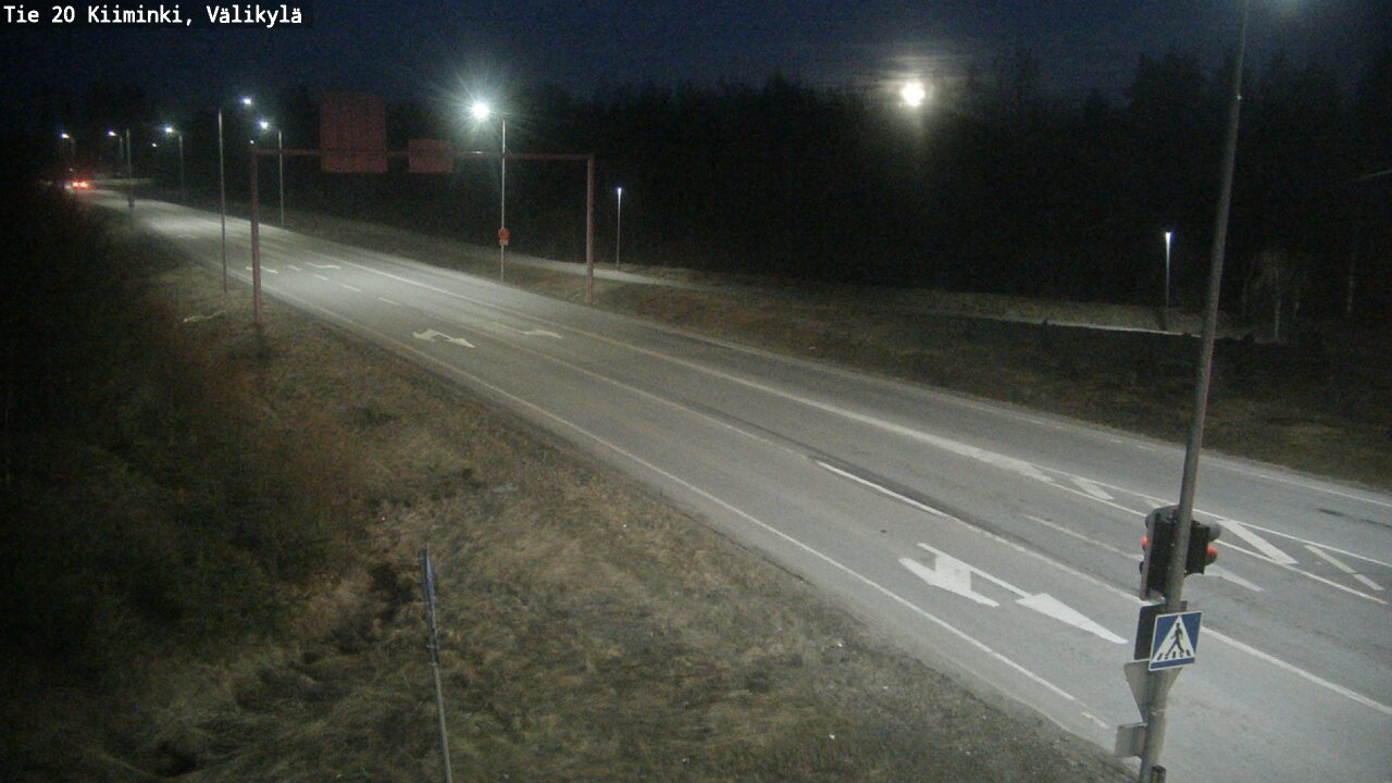 Weather Camera Image Road 20 Oulu Kiiminki, Välikylä, Oulu, Pohjois-Pohjanmaa