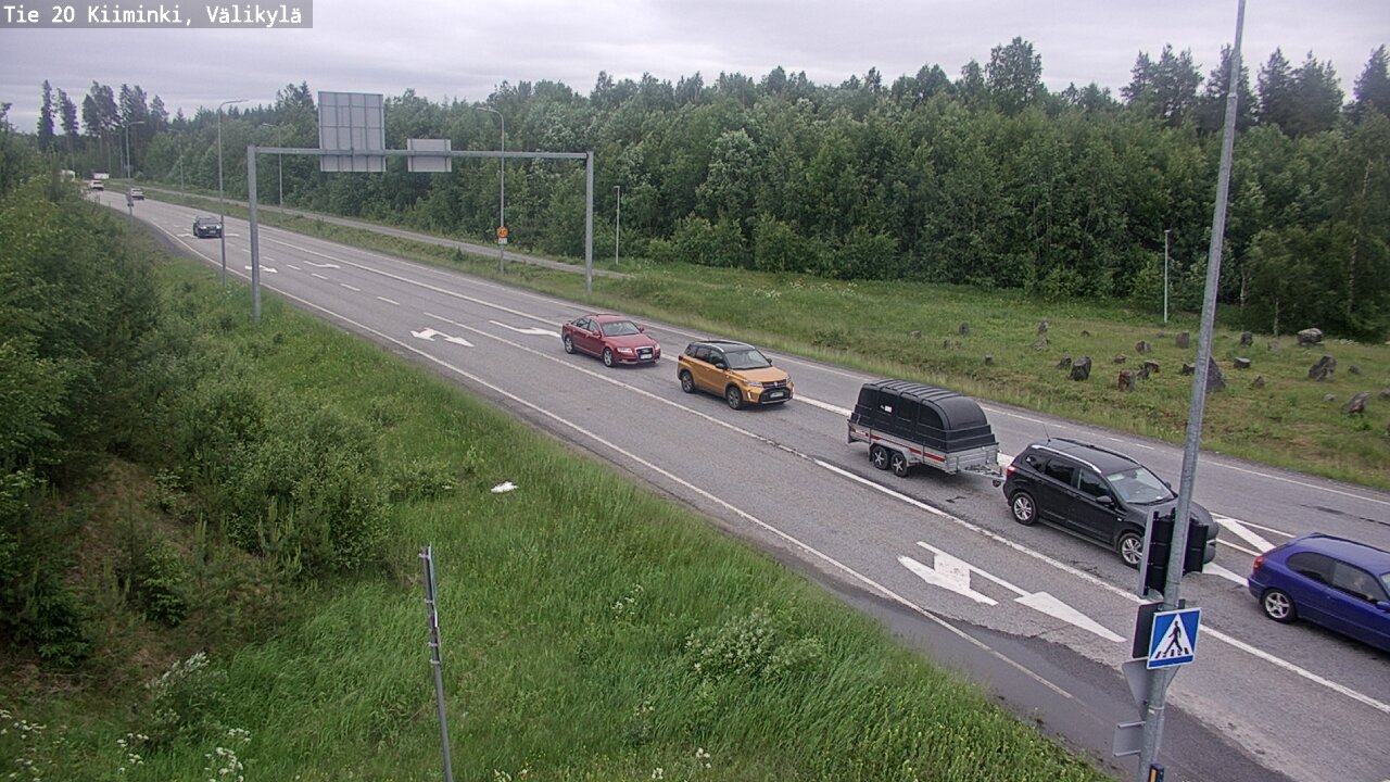 Weather Camera Image Road 20 Oulu Kiiminki, Välikylä, Oulu, Pohjois-Pohjanmaa