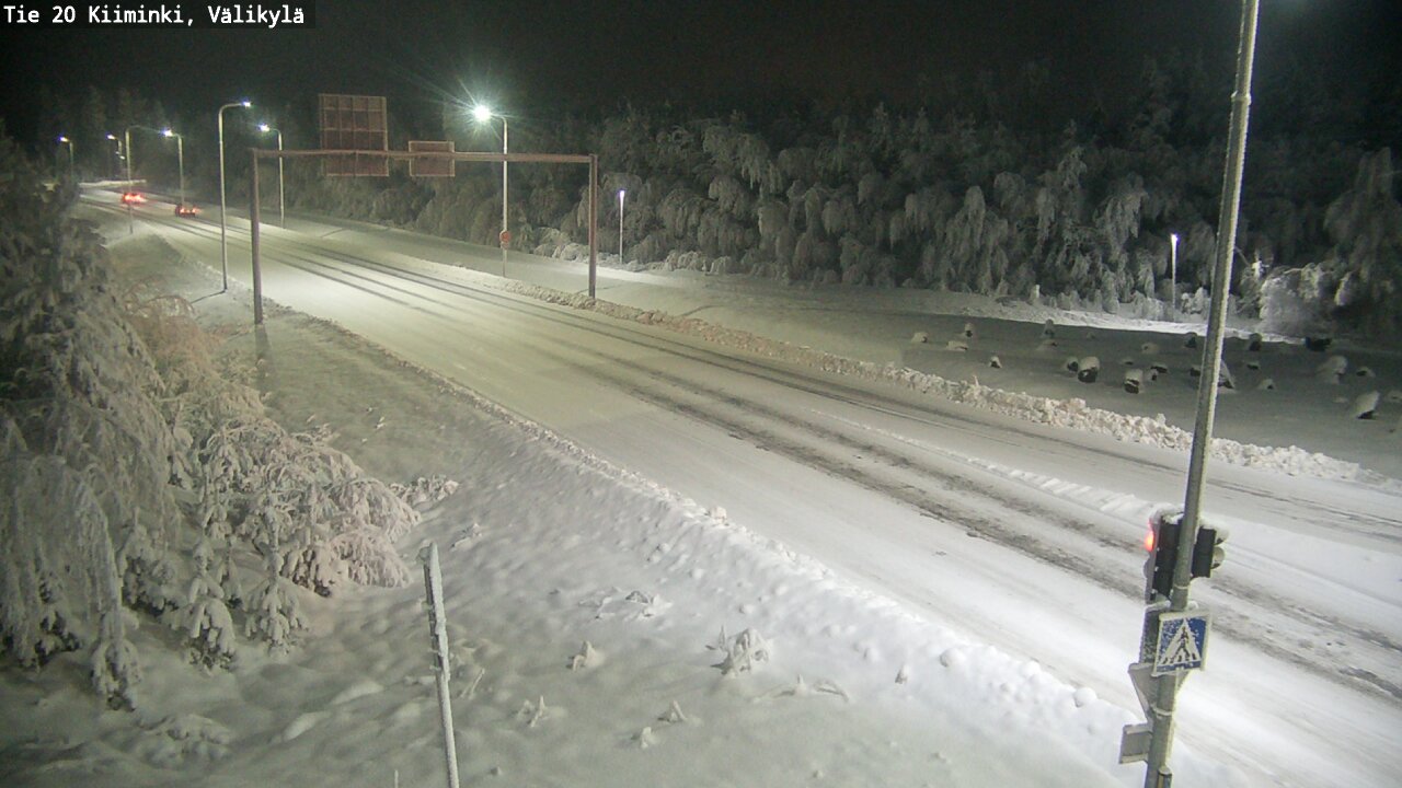 Weather Camera Image Road 20 Oulu Kiiminki, Välikylä, Oulu, Pohjois-Pohjanmaa