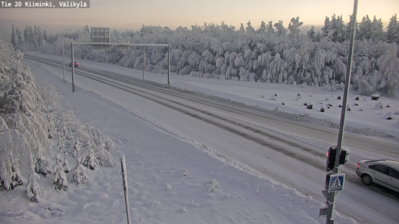 Weather Camera Image Road 20 Oulu Kiiminki, Välikylä, Oulu, Pohjois-Pohjanmaa