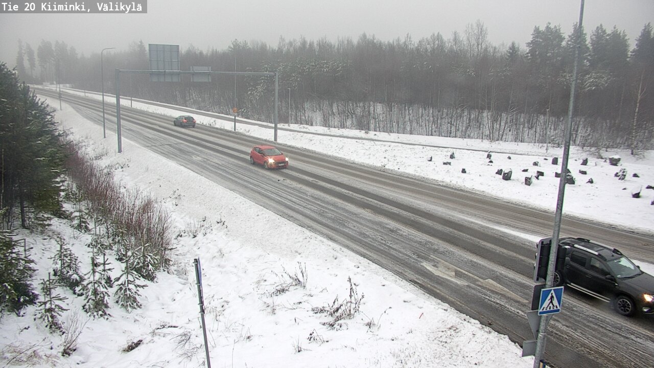 Weather Camera Image Road 20 Oulu Kiiminki, Välikylä, Oulu, Pohjois-Pohjanmaa