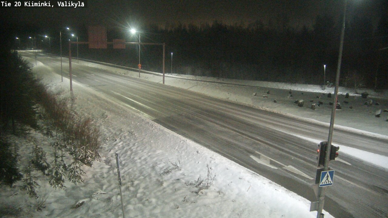 Weather Camera Image Road 20 Oulu Kiiminki, Välikylä, Oulu, Pohjois-Pohjanmaa