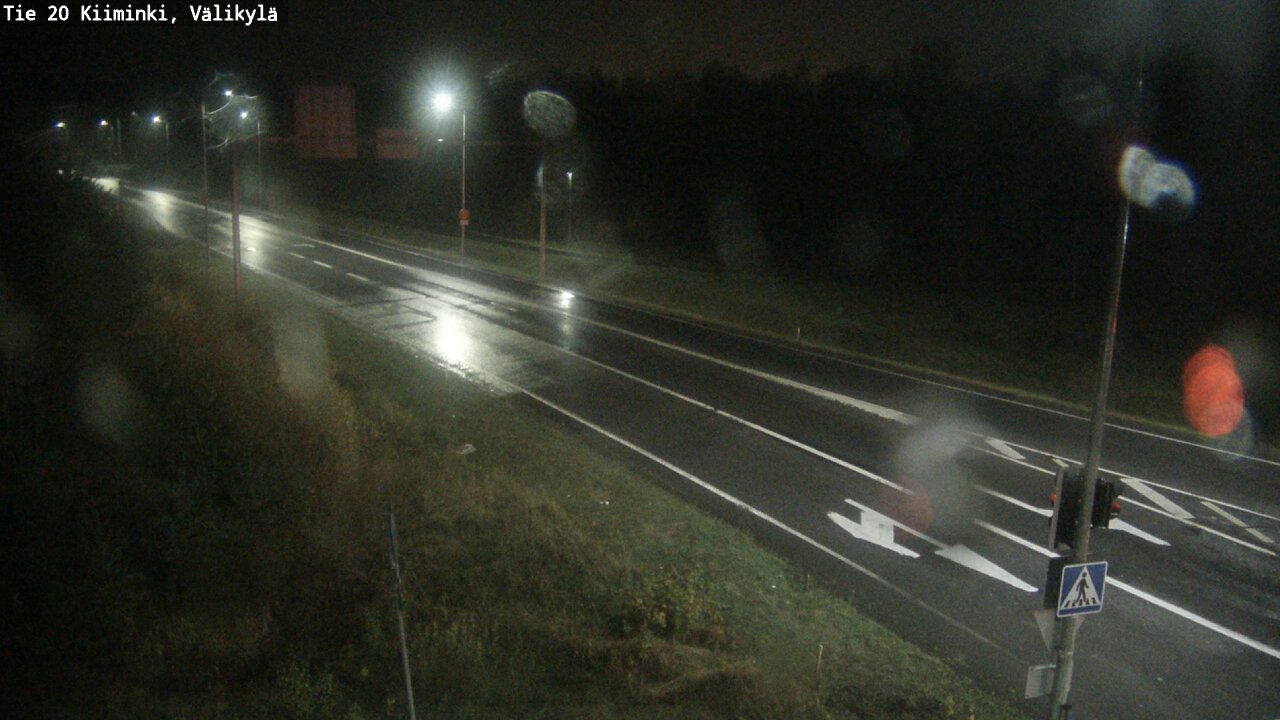 Weather Camera Image Road 20 Oulu Kiiminki, Välikylä, Oulu, Pohjois-Pohjanmaa