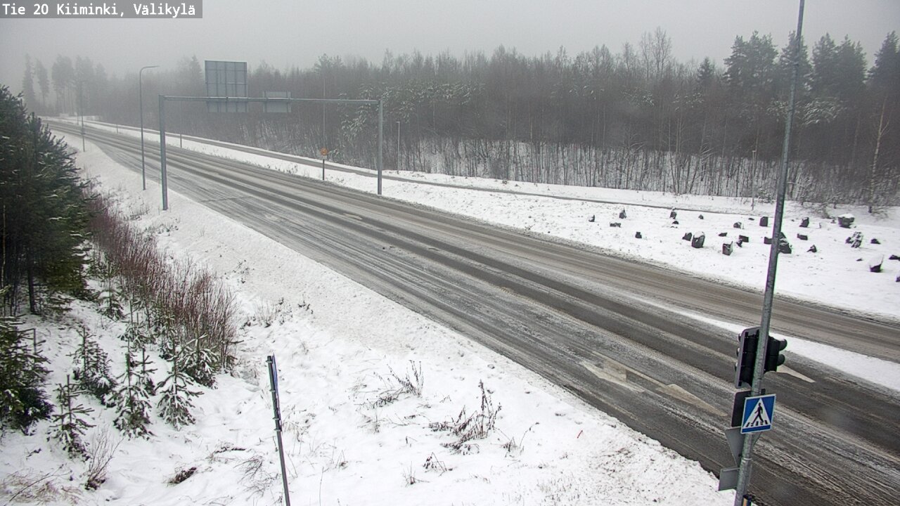 Weather Camera Image Road 20 Oulu Kiiminki, Välikylä, Oulu, Pohjois-Pohjanmaa
