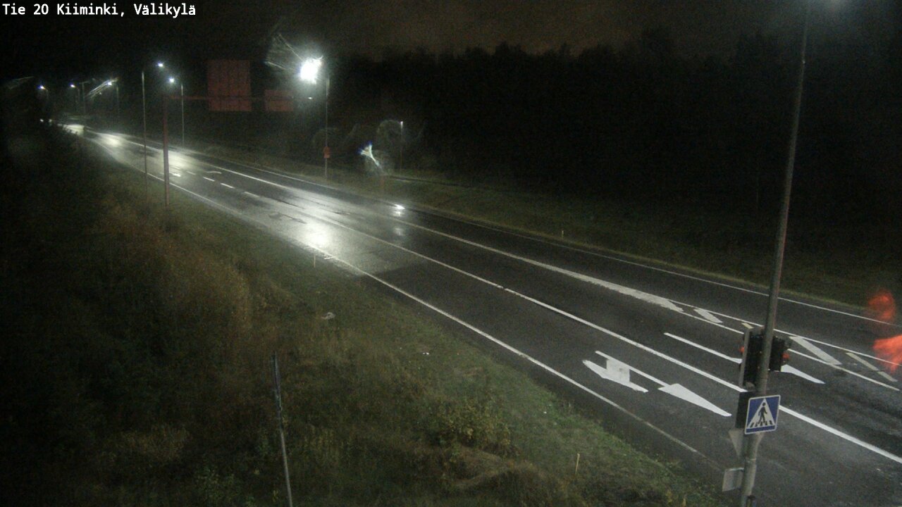 Weather Camera Image Road 20 Oulu Kiiminki, Välikylä, Oulu, Pohjois-Pohjanmaa
