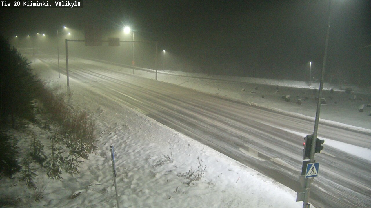 Weather Camera Image Road 20 Oulu Kiiminki, Välikylä, Oulu, Pohjois-Pohjanmaa