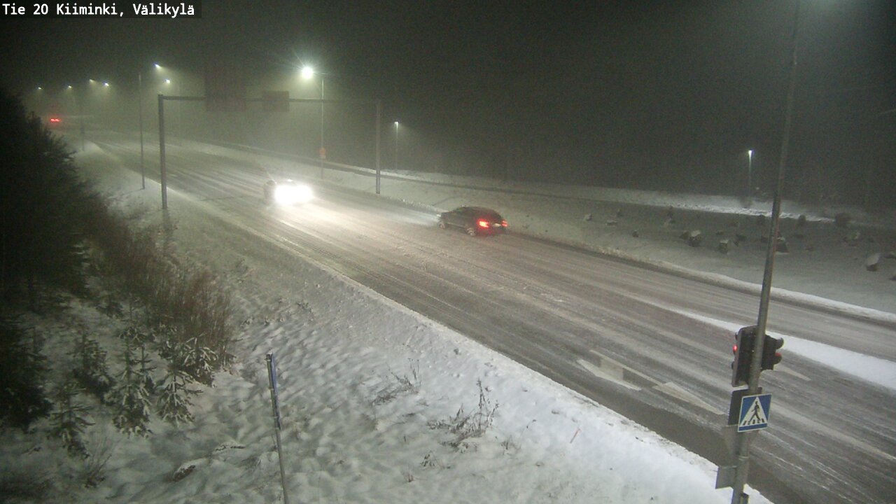 Weather Camera Image Road 20 Oulu Kiiminki, Välikylä, Oulu, Pohjois-Pohjanmaa