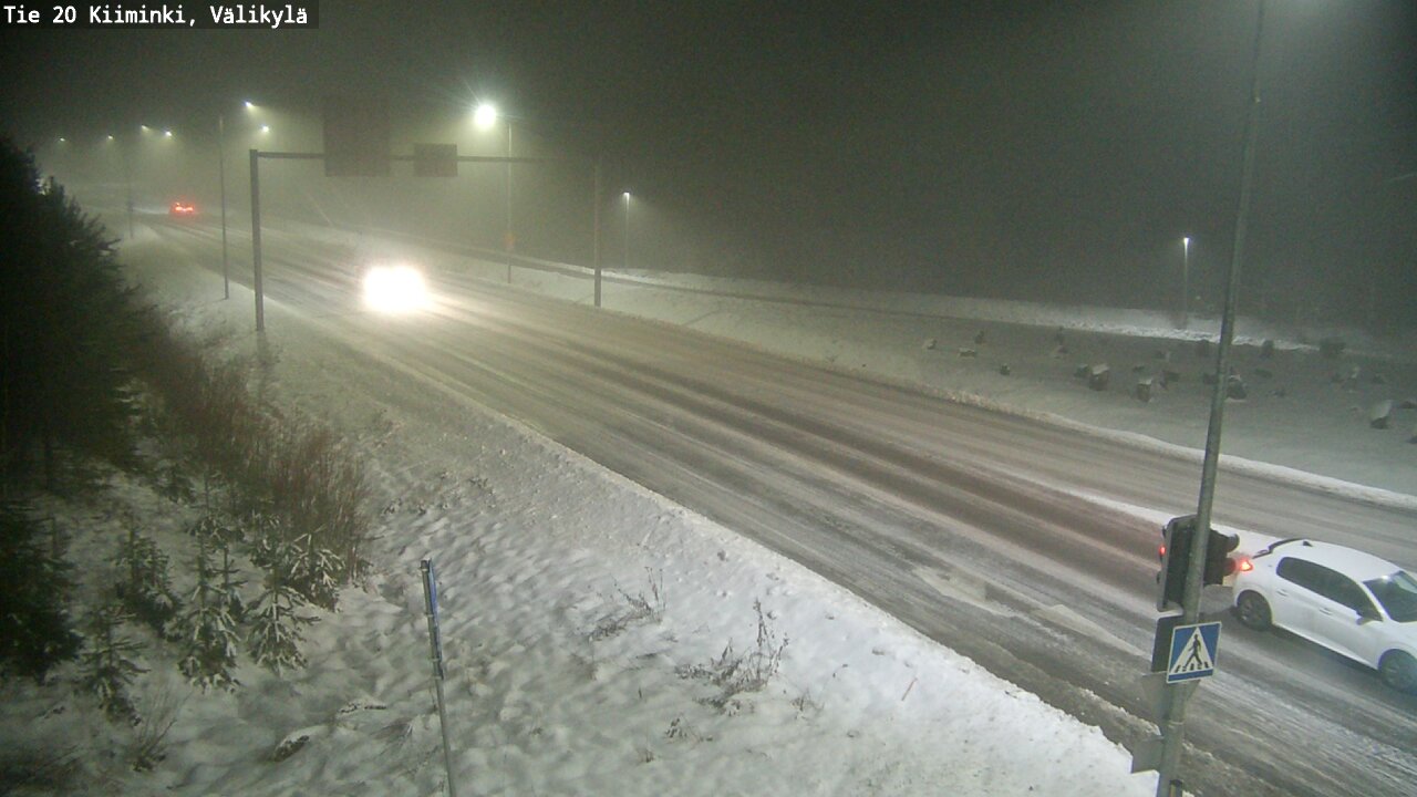 Weather Camera Image Road 20 Oulu Kiiminki, Välikylä, Oulu, Pohjois-Pohjanmaa