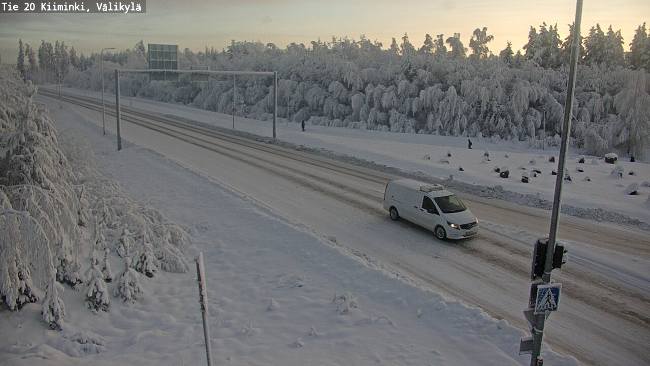 Weather Camera Image Road 20 Oulu Kiiminki, Välikylä, Oulu, Pohjois-Pohjanmaa