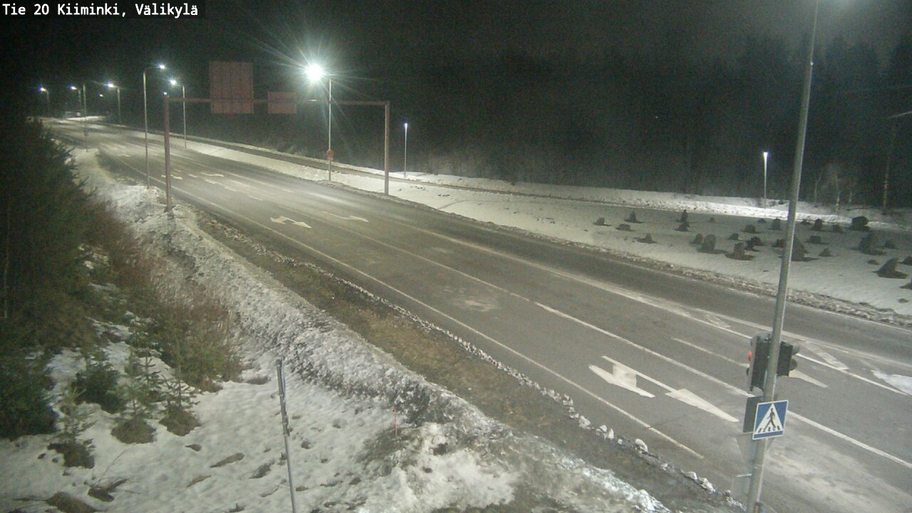 Weather Camera Image Road 20 Oulu Kiiminki, Välikylä, Oulu, Pohjois-Pohjanmaa