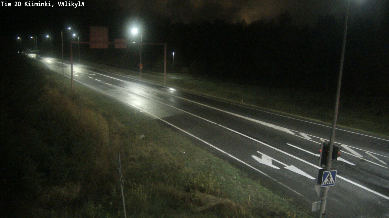 Weather Camera Image Road 20 Oulu Kiiminki, Välikylä, Oulu, Pohjois-Pohjanmaa