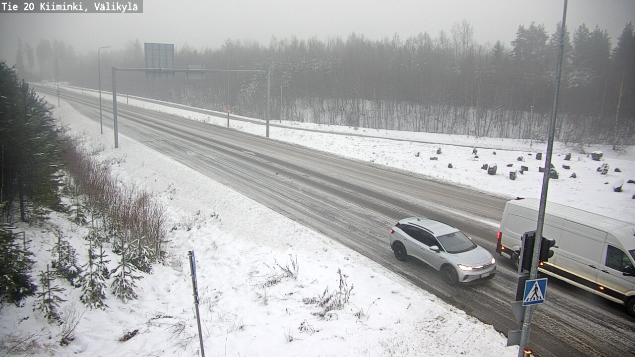 Weather Camera Image Road 20 Oulu Kiiminki, Välikylä, Oulu, Pohjois-Pohjanmaa