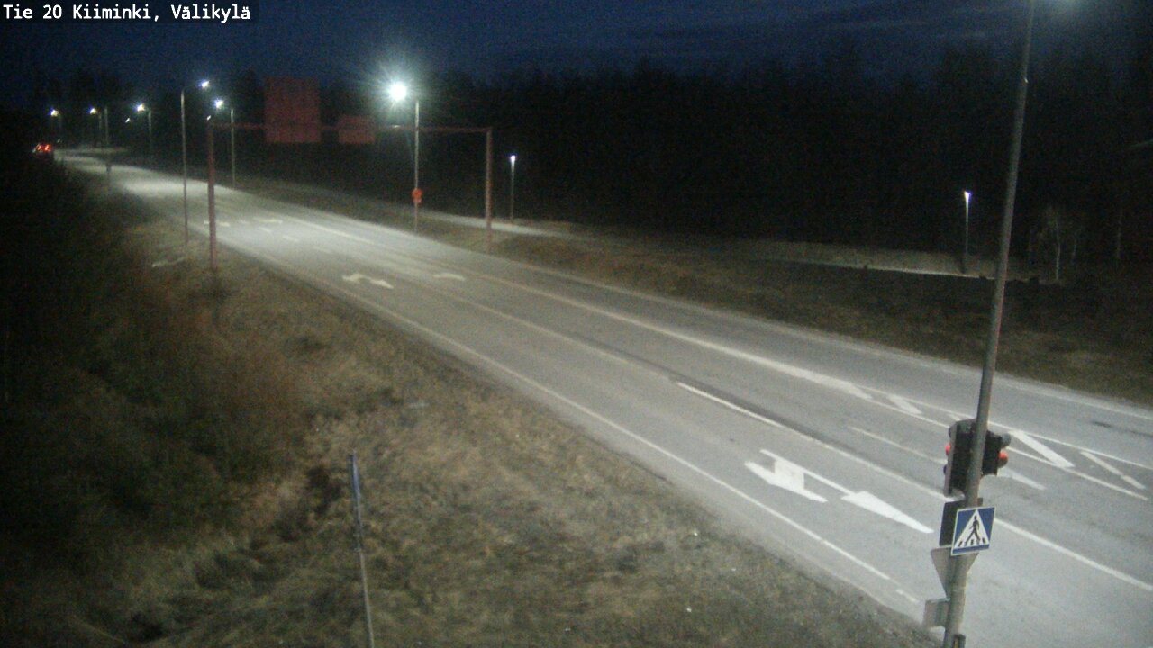 Weather Camera Image Road 20 Oulu Kiiminki, Välikylä, Oulu, Pohjois-Pohjanmaa
