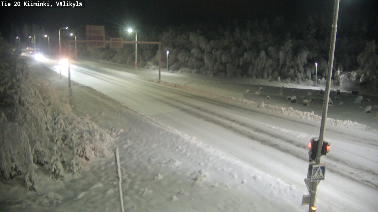 Weather Camera Image Road 20 Oulu Kiiminki, Välikylä, Oulu, Pohjois-Pohjanmaa