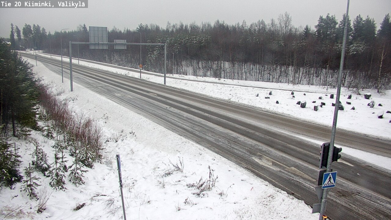 Weather Camera Image Road 20 Oulu Kiiminki, Välikylä, Oulu, Pohjois-Pohjanmaa