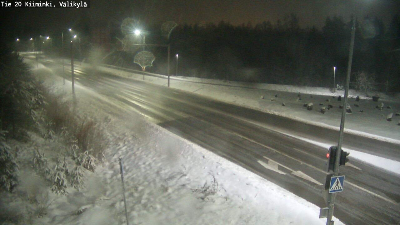 Weather Camera Image Road 20 Oulu Kiiminki, Välikylä, Oulu, Pohjois-Pohjanmaa