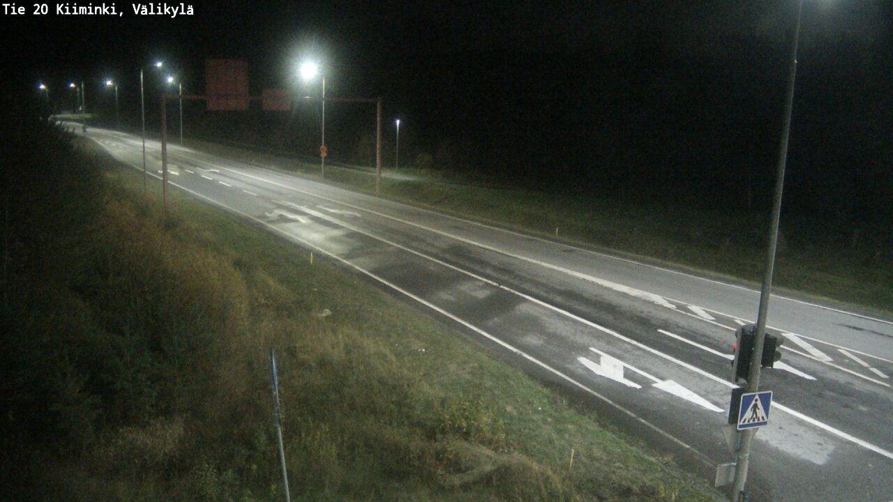 Weather Camera Image Road 20 Oulu Kiiminki, Välikylä, Oulu, Pohjois-Pohjanmaa