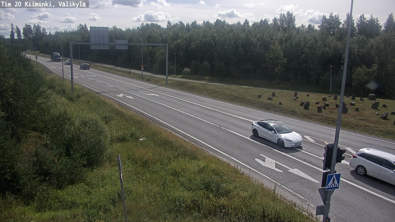Weather Camera Image Road 20 Oulu Kiiminki, Välikylä, Oulu, Pohjois-Pohjanmaa