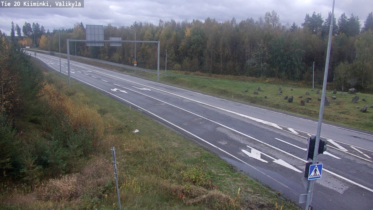 Weather Camera Image Road 20 Oulu Kiiminki, Välikylä, Oulu, Pohjois-Pohjanmaa