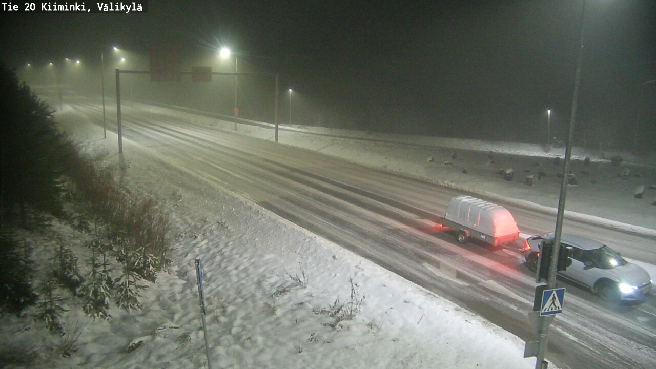 Weather Camera Image Road 20 Oulu Kiiminki, Välikylä, Oulu, Pohjois-Pohjanmaa