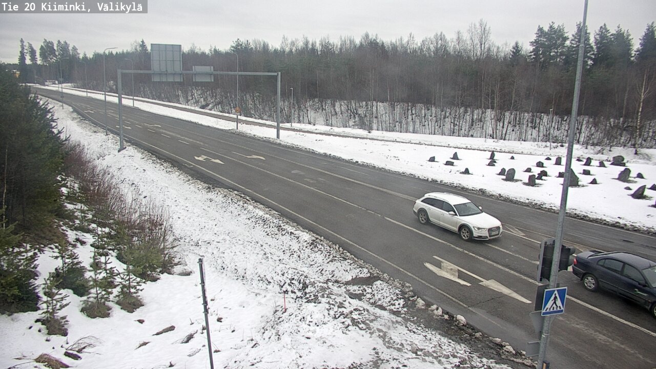 Weather Camera Image Road 20 Oulu Kiiminki, Välikylä, Oulu, Pohjois-Pohjanmaa