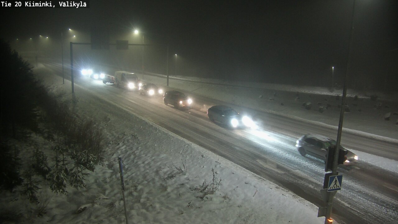 Weather Camera Image Road 20 Oulu Kiiminki, Välikylä, Oulu, Pohjois-Pohjanmaa