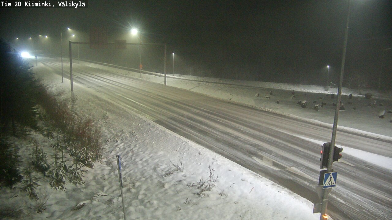 Weather Camera Image Road 20 Oulu Kiiminki, Välikylä, Oulu, Pohjois-Pohjanmaa