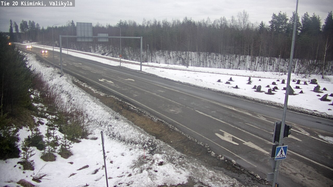 Weather Camera Image Road 20 Oulu Kiiminki, Välikylä, Oulu, Pohjois-Pohjanmaa