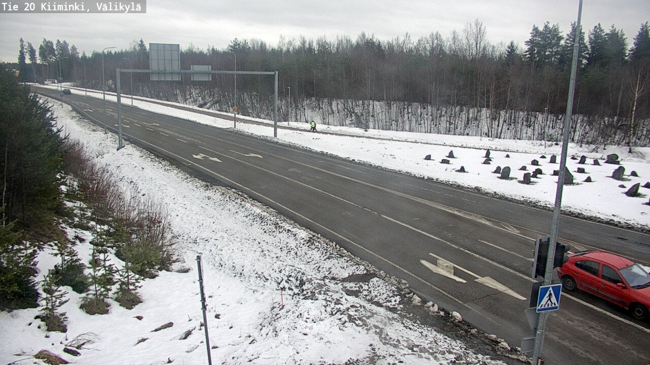 Weather Camera Image Road 20 Oulu Kiiminki, Välikylä, Oulu, Pohjois-Pohjanmaa