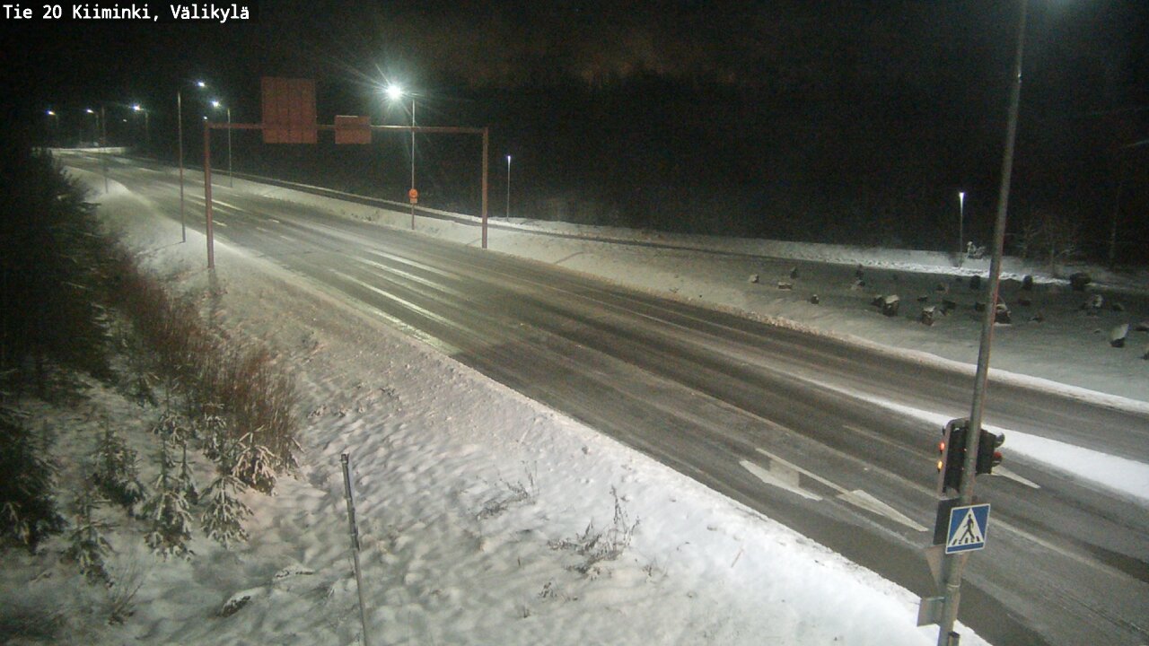 Weather Camera Image Road 20 Oulu Kiiminki, Välikylä, Oulu, Pohjois-Pohjanmaa